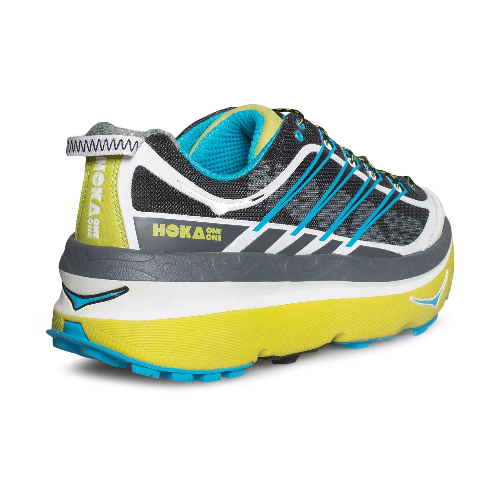 HOKA Mafate 3 Lime / Anthracite / White Shoes -  Men's