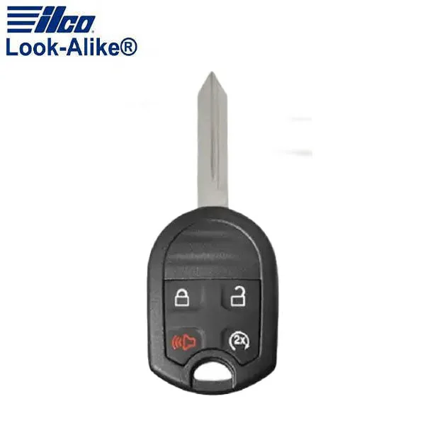 Ilco - 2007-2015 Ford - FORD-RHK4B1 - 4-Button Remote Head Key SHELL (AFTERMARKET)