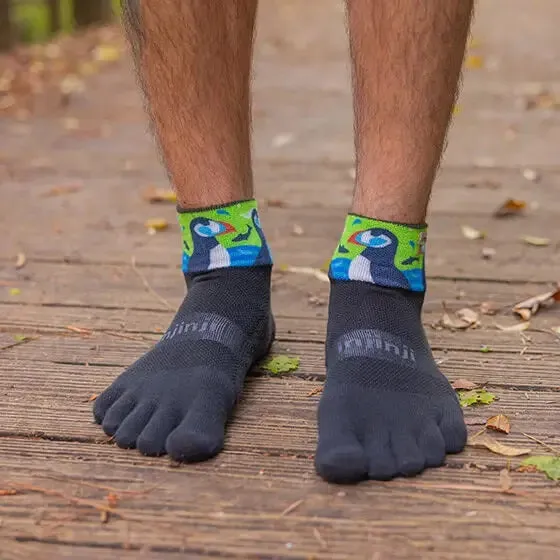 Injinji Trail Sock | Midweight | Mini-Crew | Puffins