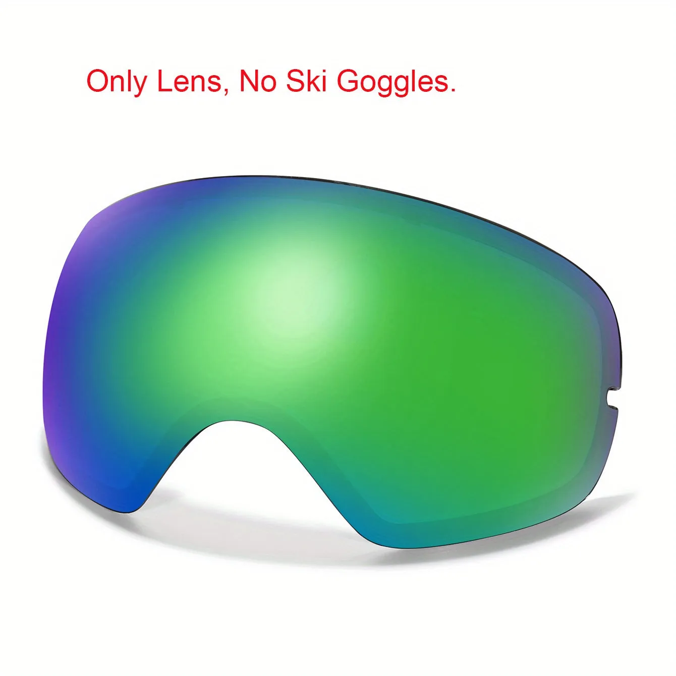 Interchangeable Lens Ski Goggles - Mirrored UV400 Protection, TPU Frame, OTG Design for Wearing Over Glasses - Adults & Youth 14  for Snowboarding, Skating, Snowmobiles - Festive Gifts for Thanksgiving, Christmas, New Year, Spring Festival