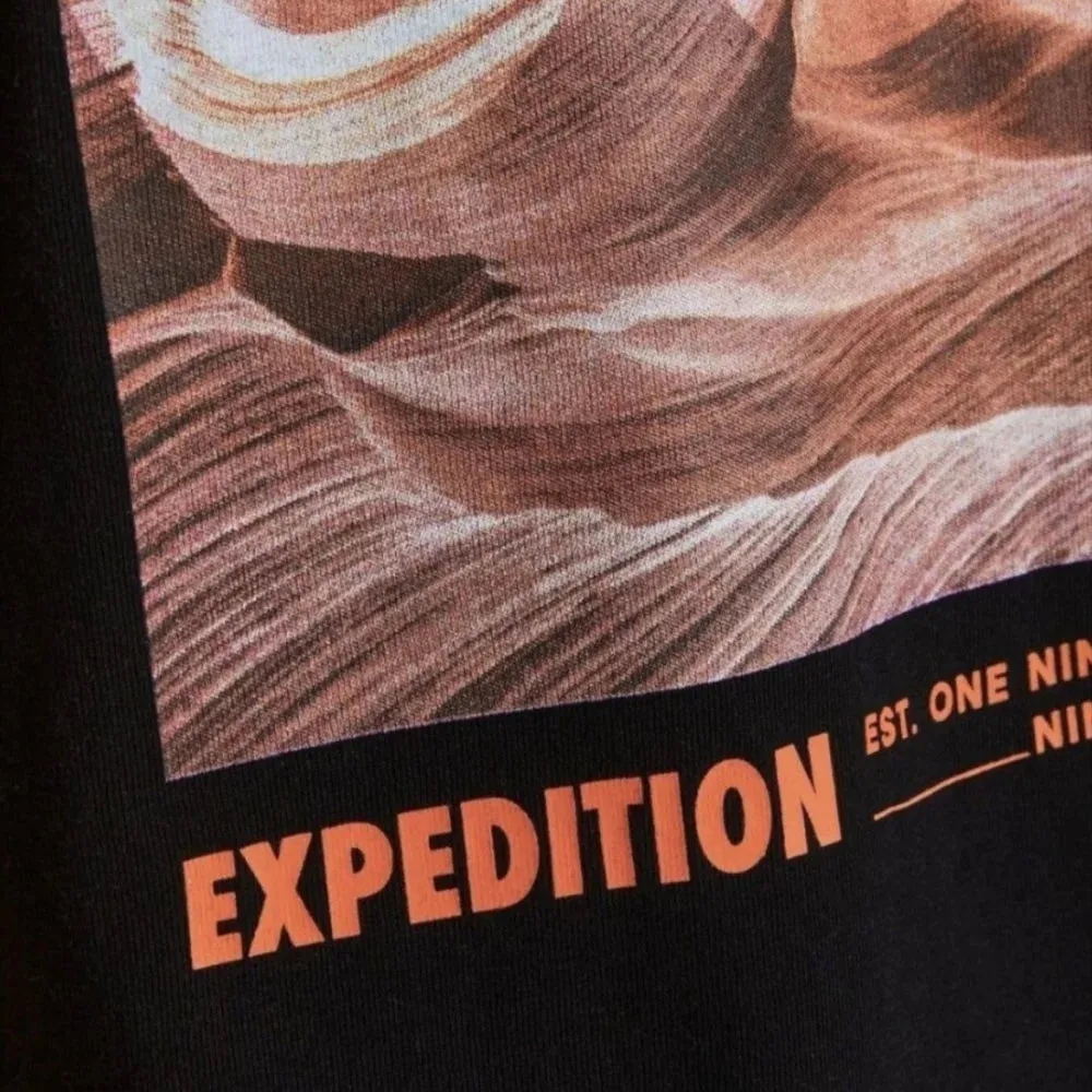 Jack & Jones Core Expedition Crew Neck Graphic Logo T-Shirt Men