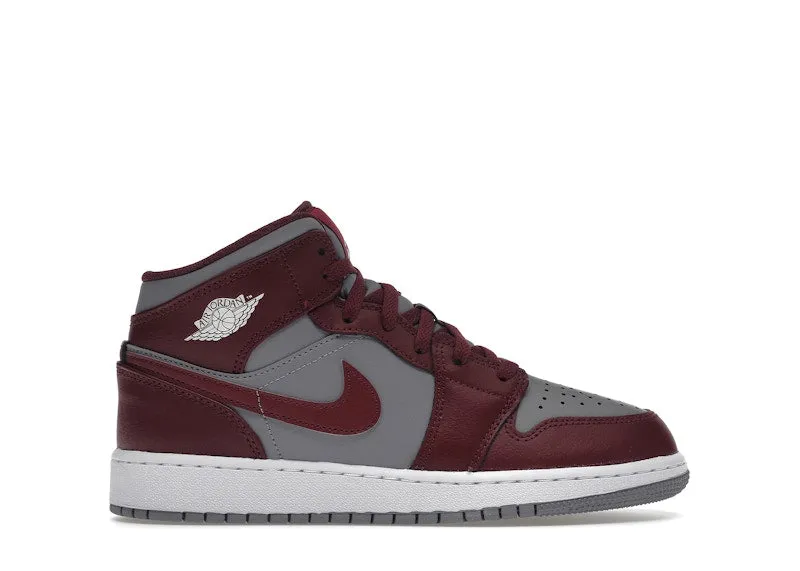 Jordan 1 Mid Cherrywood Red (Gs)