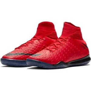 Jr Hypervenomx Proximo 2 DF Indoor Court Soccer Boots (University Red Pack)