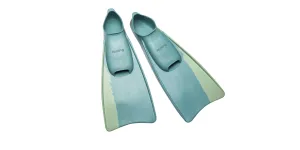 Kicks Rubber Swim Fins - Caribbean Blue / Mint