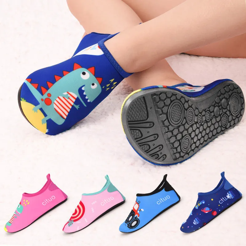 Kid's Cute Printed Aqua Sock for Beach