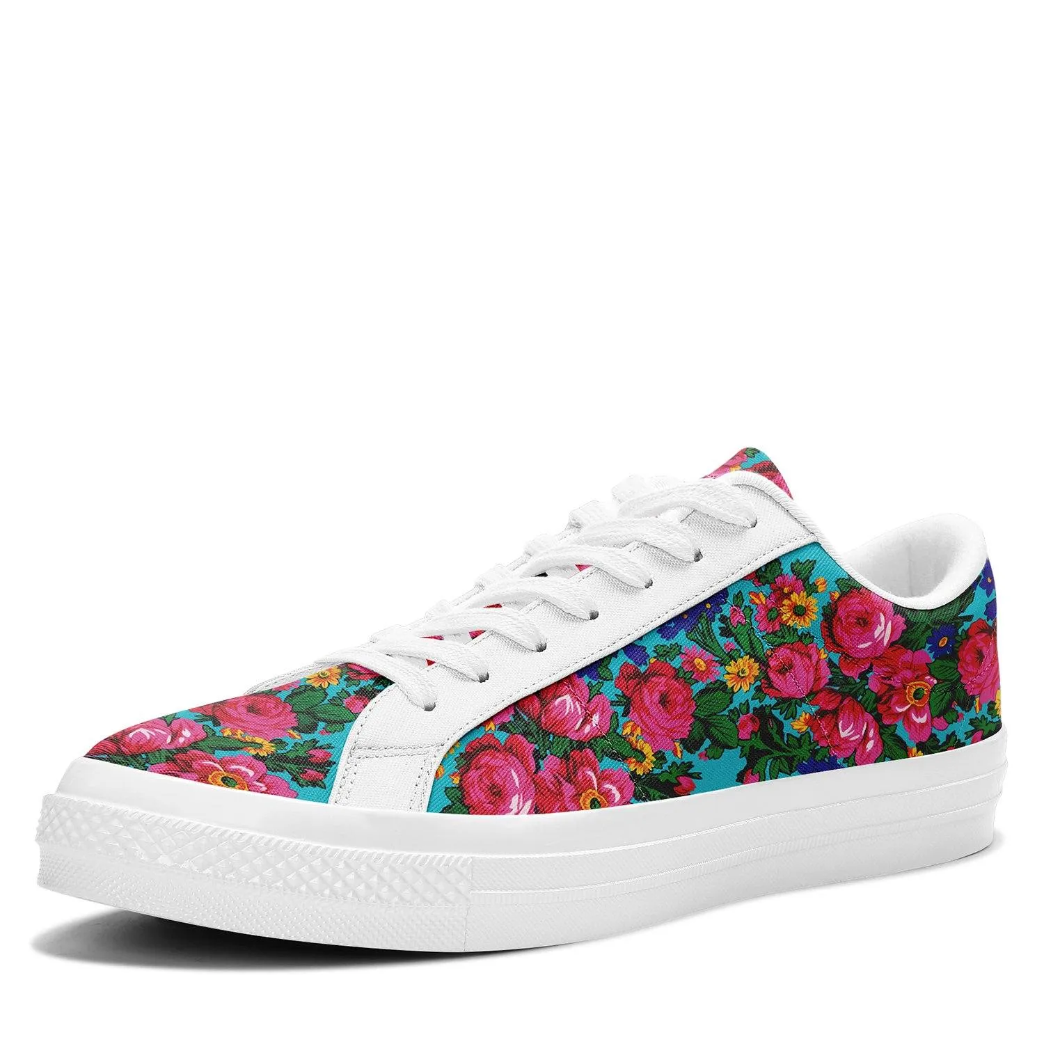 Kokum's Revenge - Sky Aapisi Low Top Canvas Shoes White Sole