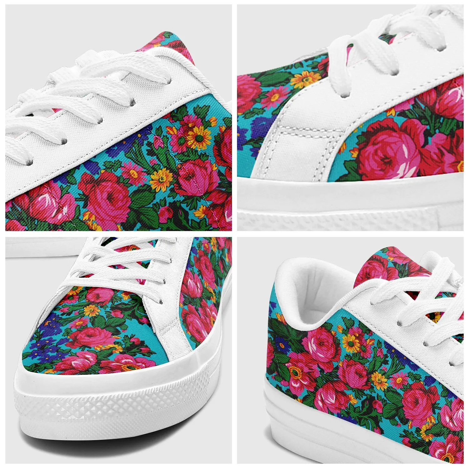 Kokum's Revenge - Sky Aapisi Low Top Canvas Shoes White Sole