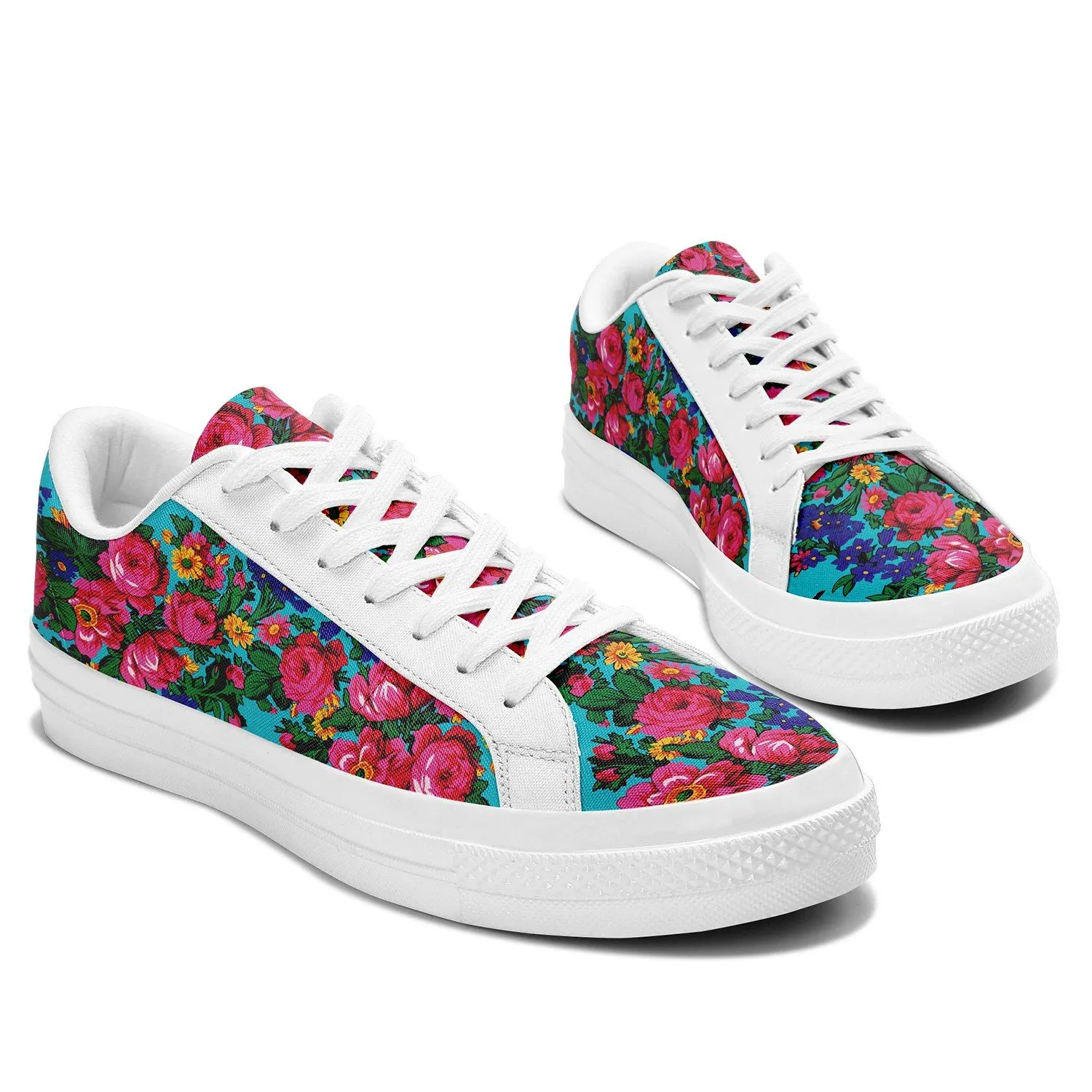 Kokum's Revenge - Sky Aapisi Low Top Canvas Shoes White Sole