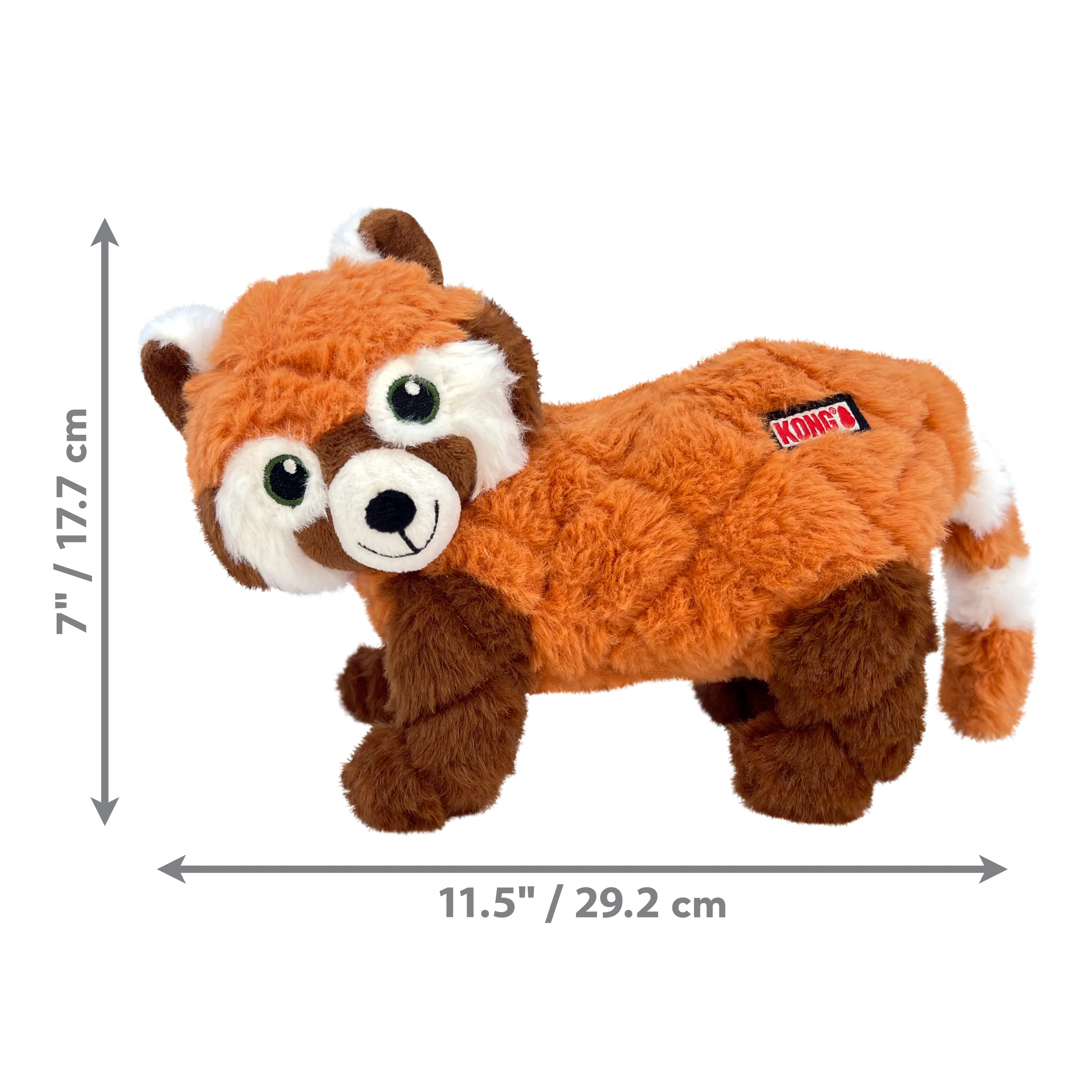 KONG Scampers Red Panda Dog Toy