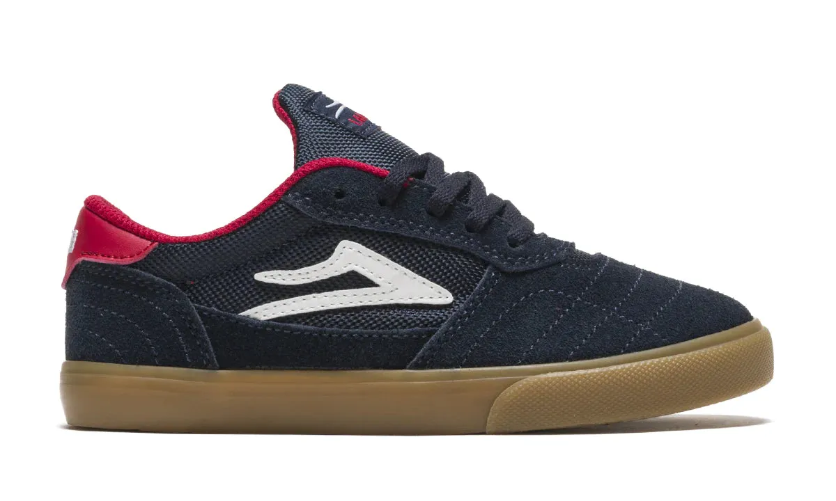 Lakai Cambridge Kids Navy Gum Suede