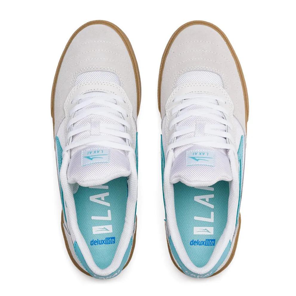 LAKAI CAMBRIDGE // WHITE/ TEAL SUEDE