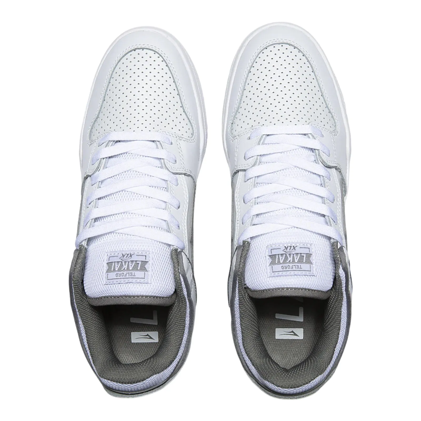 LAKAI  TELFORD LOW - WHITE LEATHER