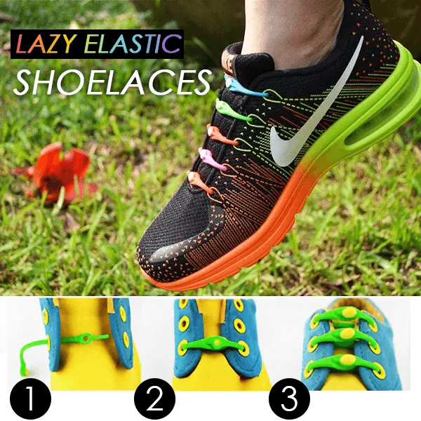 Lazy Elastic Shoelaces (12 PCS)