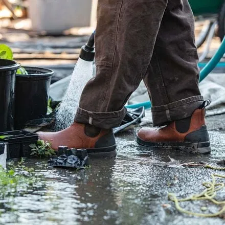 Leather boots Chore Farm Chelsea PT Med men's Muck Boots, brown