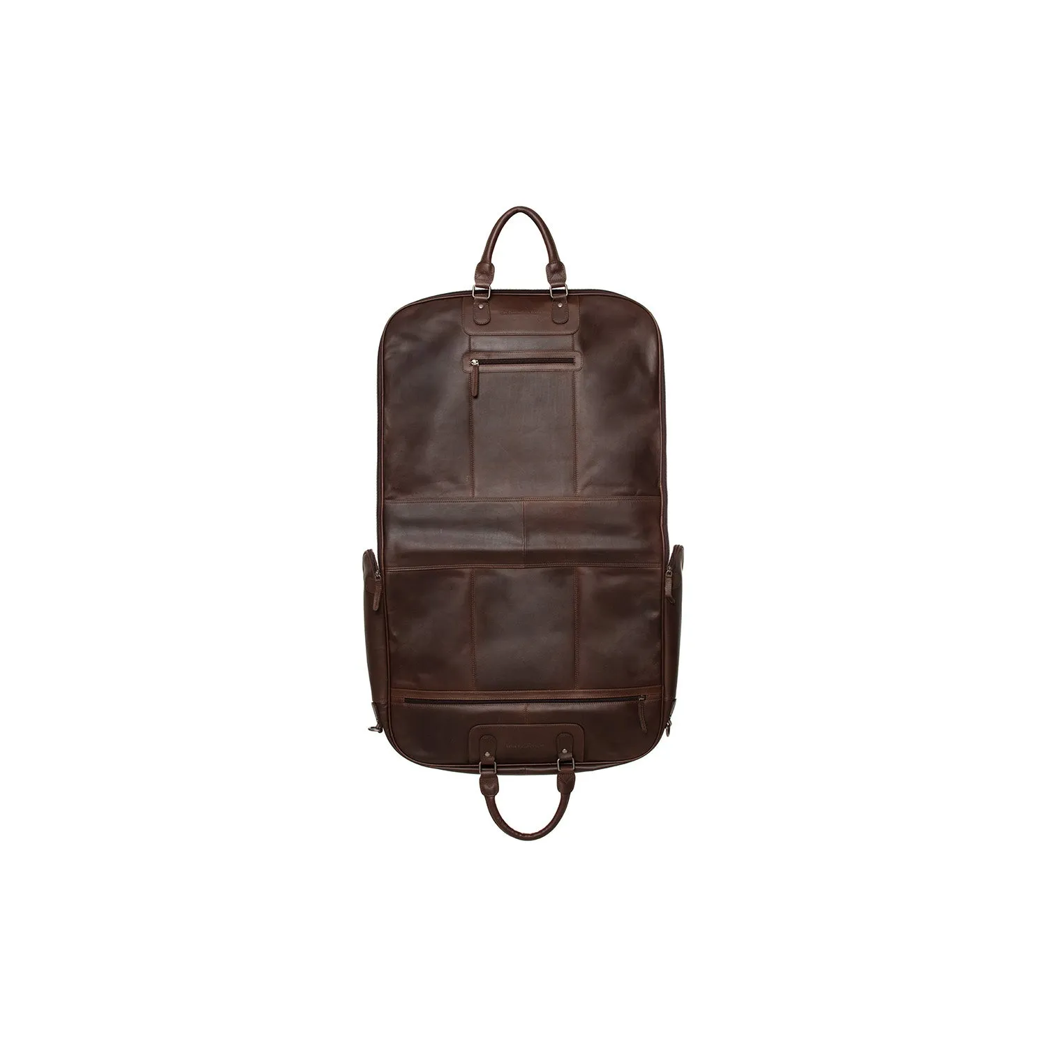 Leather Weekend Bag Brown Josh