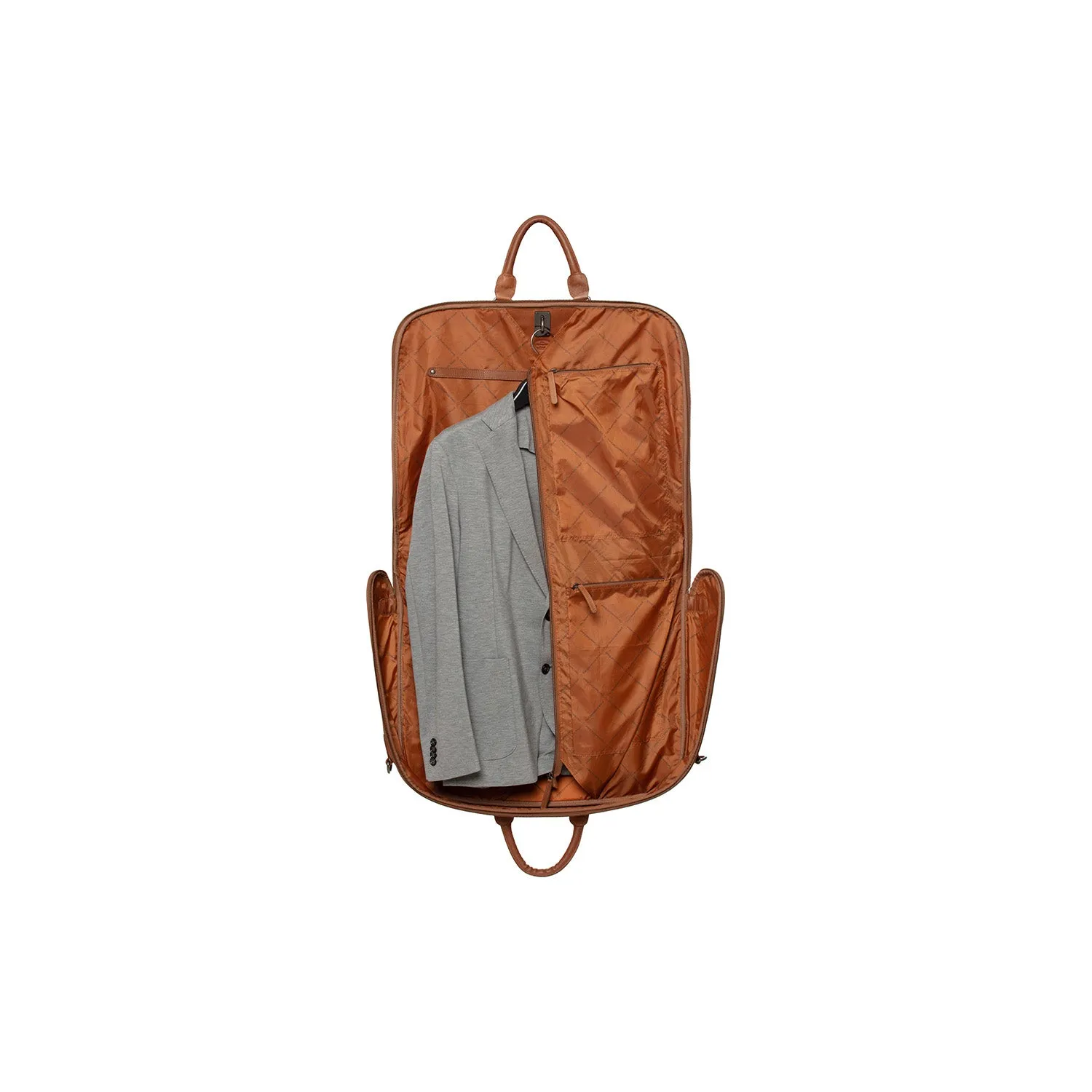 Leather Weekend Bag Cognac Josh