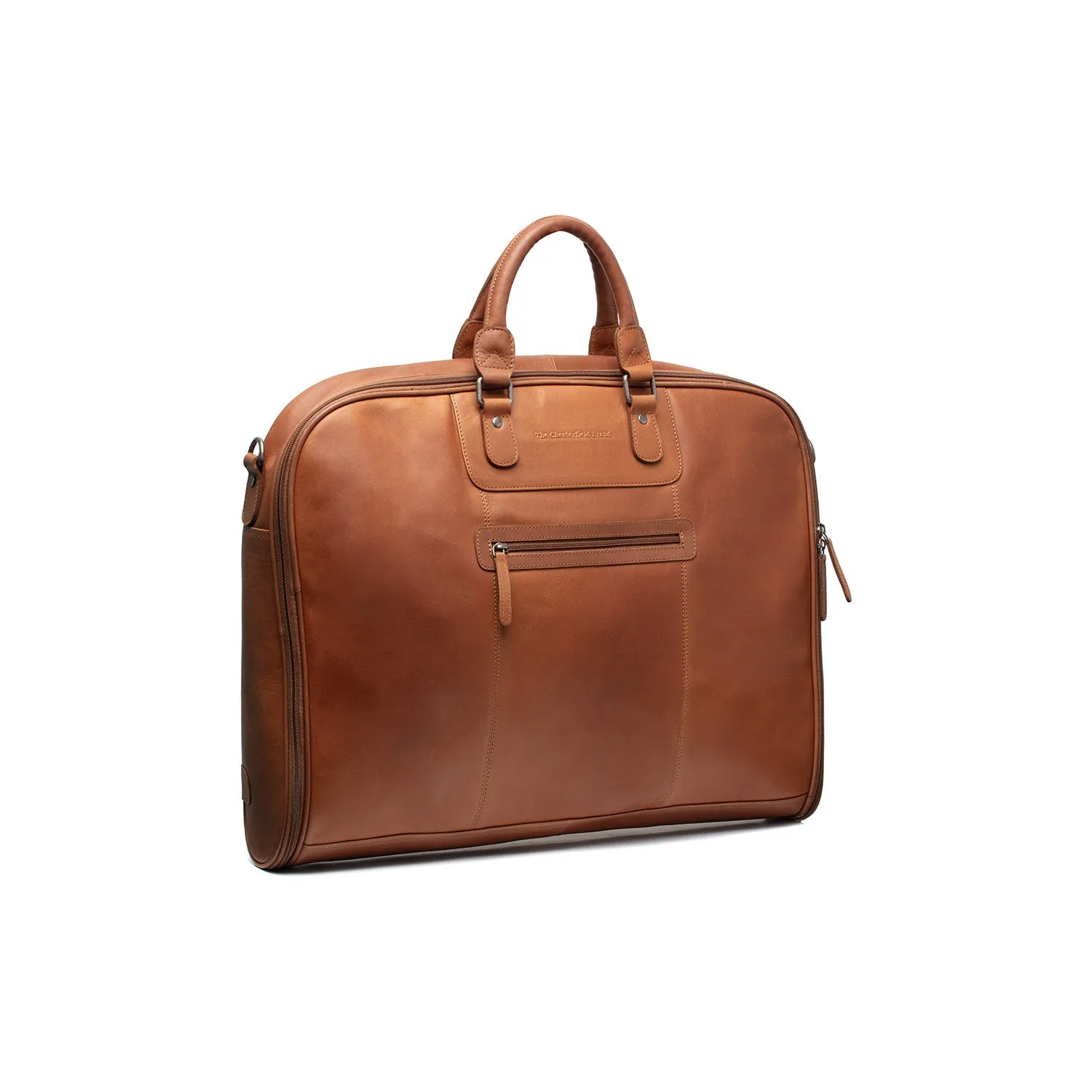 Leather Weekend Bag Cognac Josh