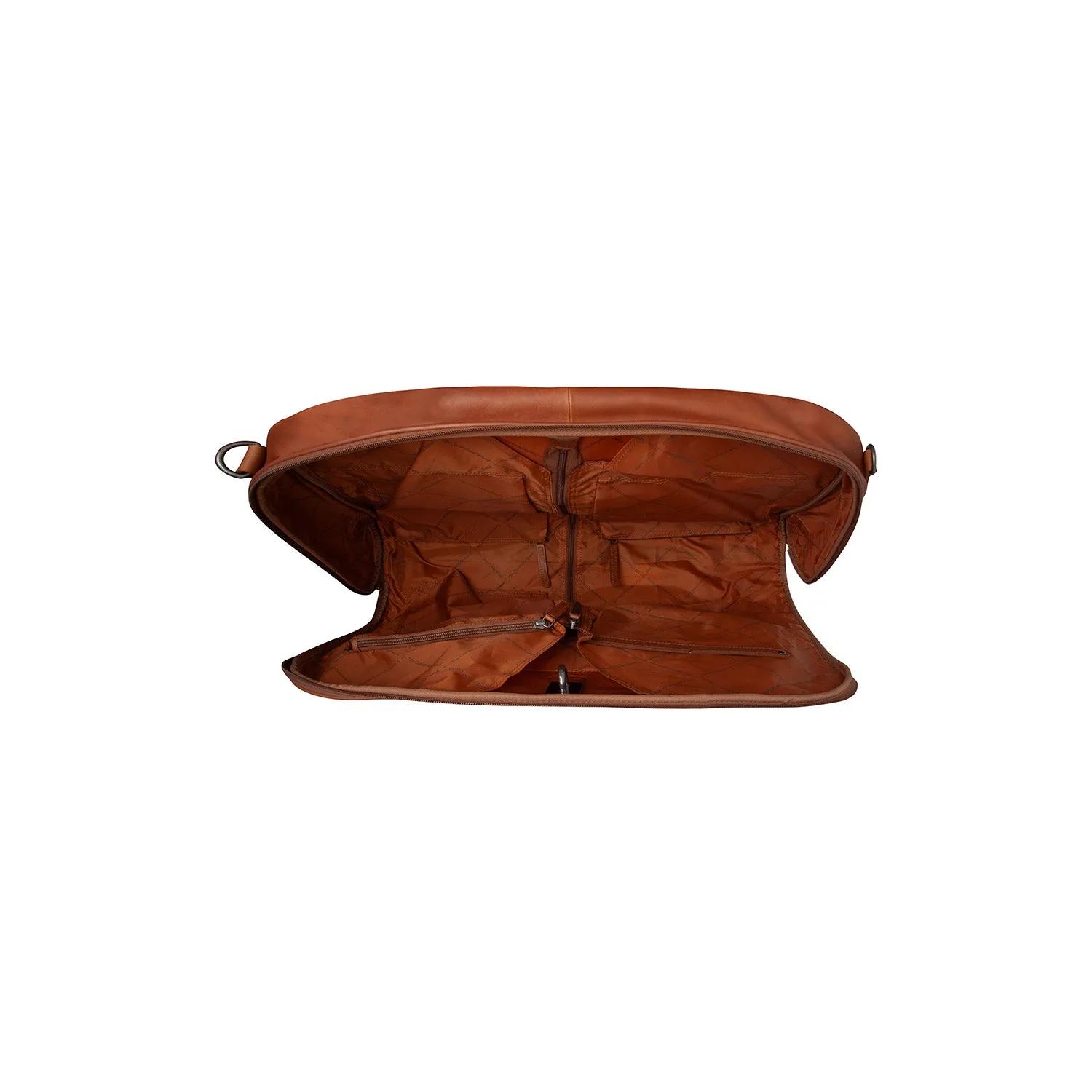 Leather Weekend Bag Cognac Josh