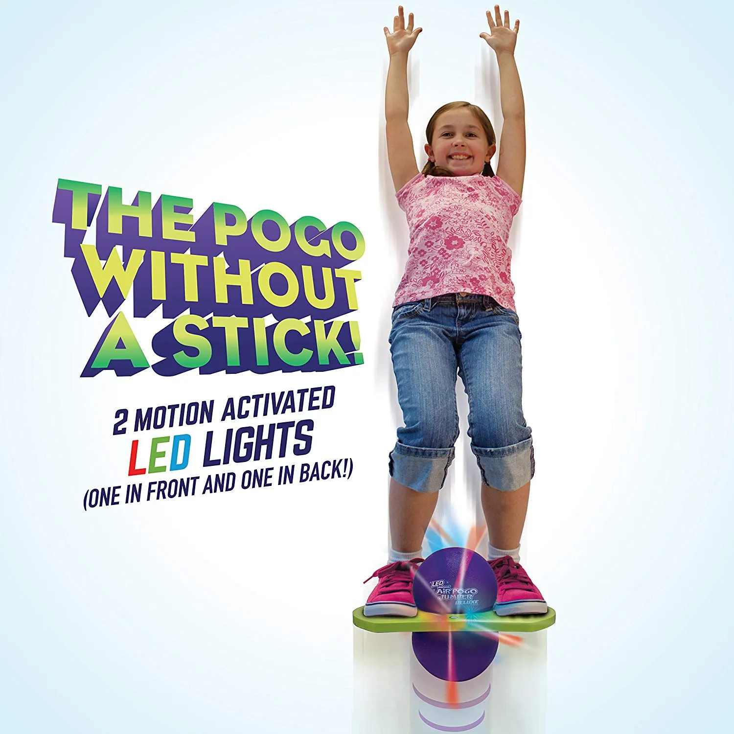 LED Air Pogo Jumper Deluxe with Air Pump