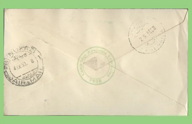 Libya (Cyrenaica) 1958 Cambridge Apollonia Expedition cachet cover