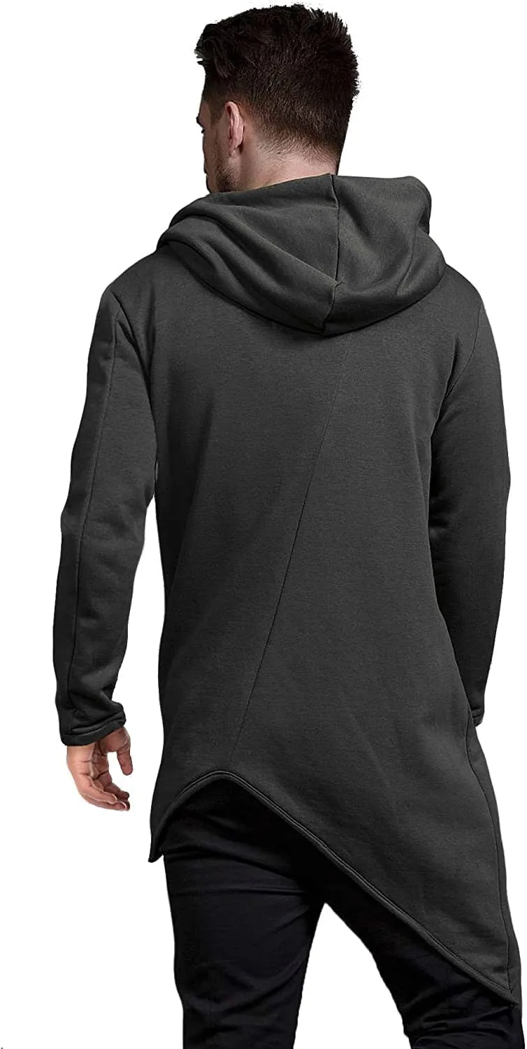 Lightweight Irregular Hem Pullover Hoodie (US Only)