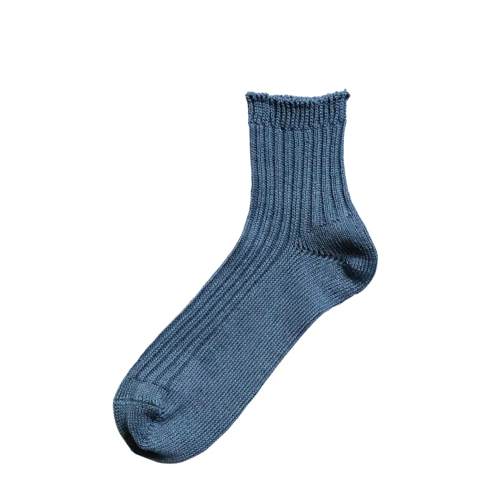 Linen Ribbed Socks