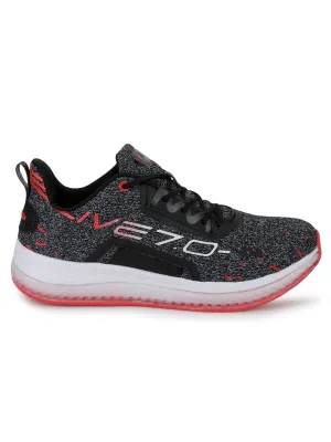 LIVVE Black Men's Running Shoes