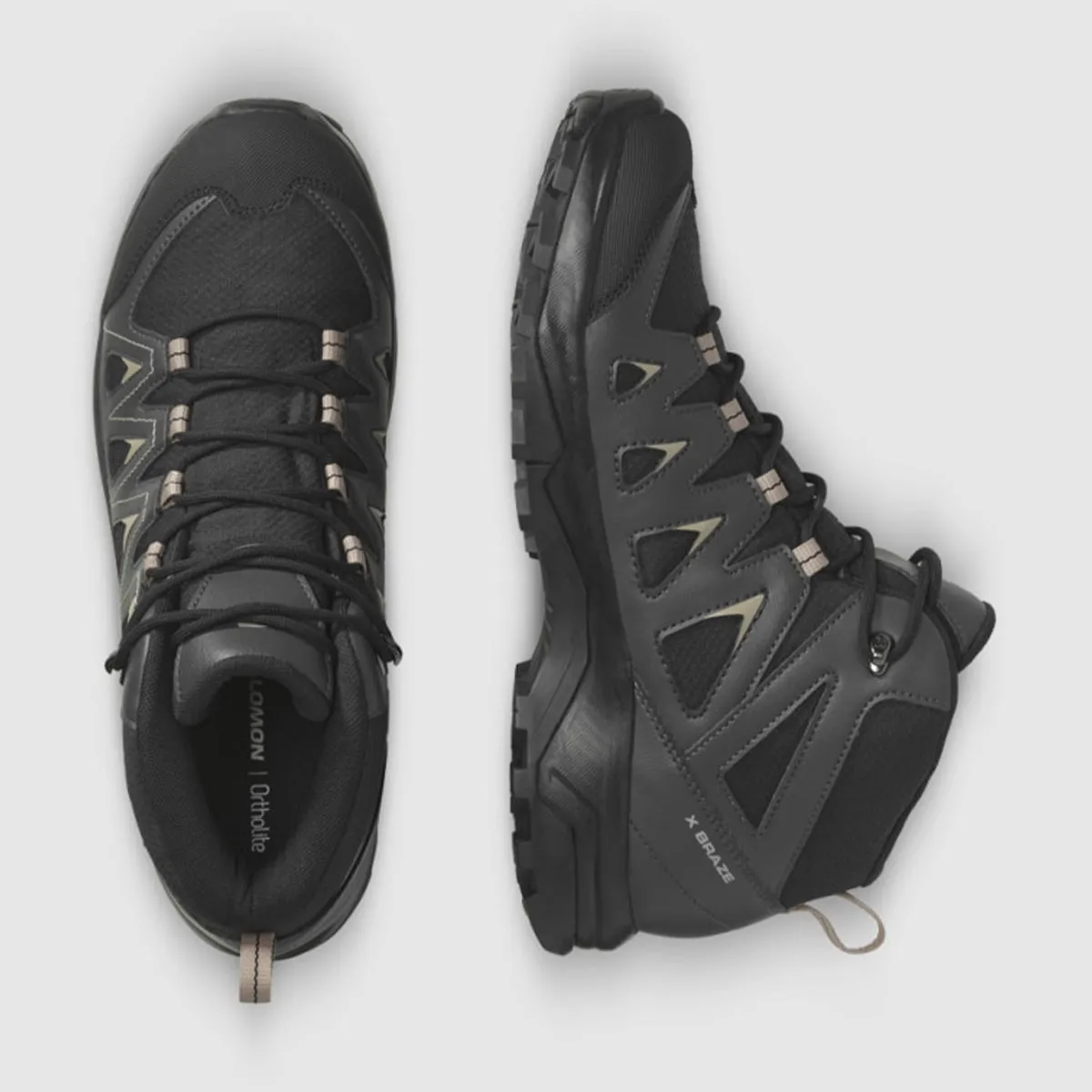 M X-Braze Mid GTX - Black/Phantm/Vinkh