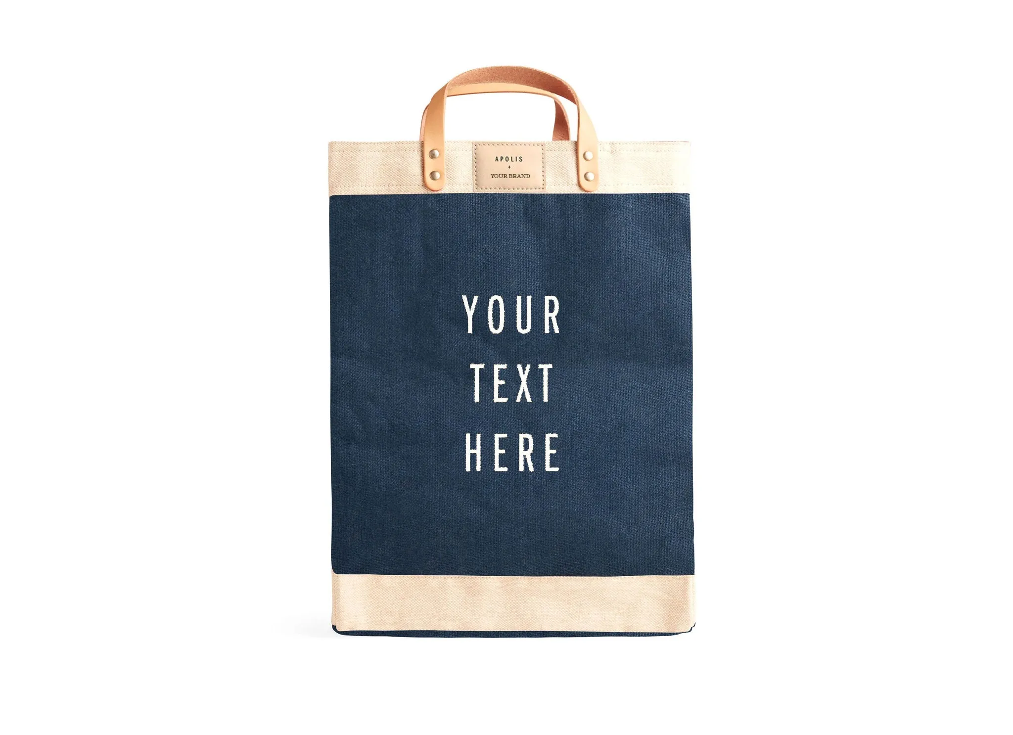 Market Bag in Navy - Wholesale