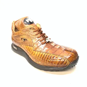 Mauri 8605 'Eye' Mustard Hornback Tail/Ostrich Leg Sneakers