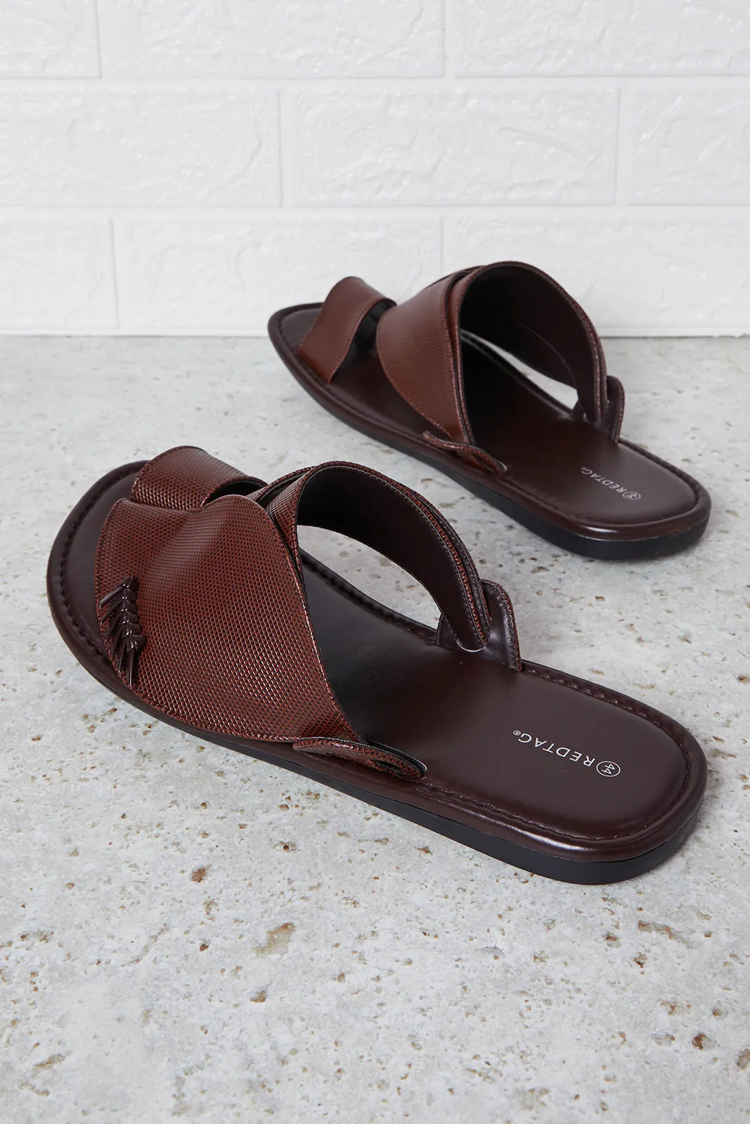 Men Brown Shirqui Sandals