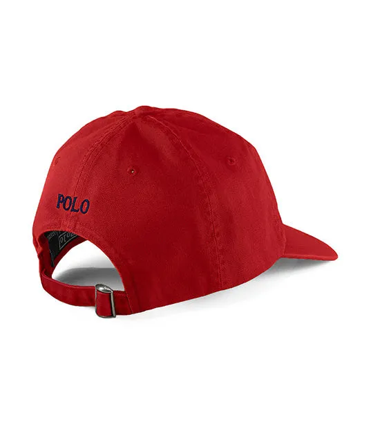 Men's Cotton Chino Ball Cap Red