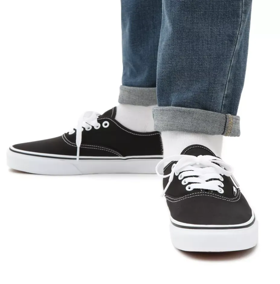 Mens Vans Authentic Comfy Skate Shoes Black