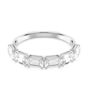 Millenia Bangle Octagon Cut, White, Rhodium Plated White