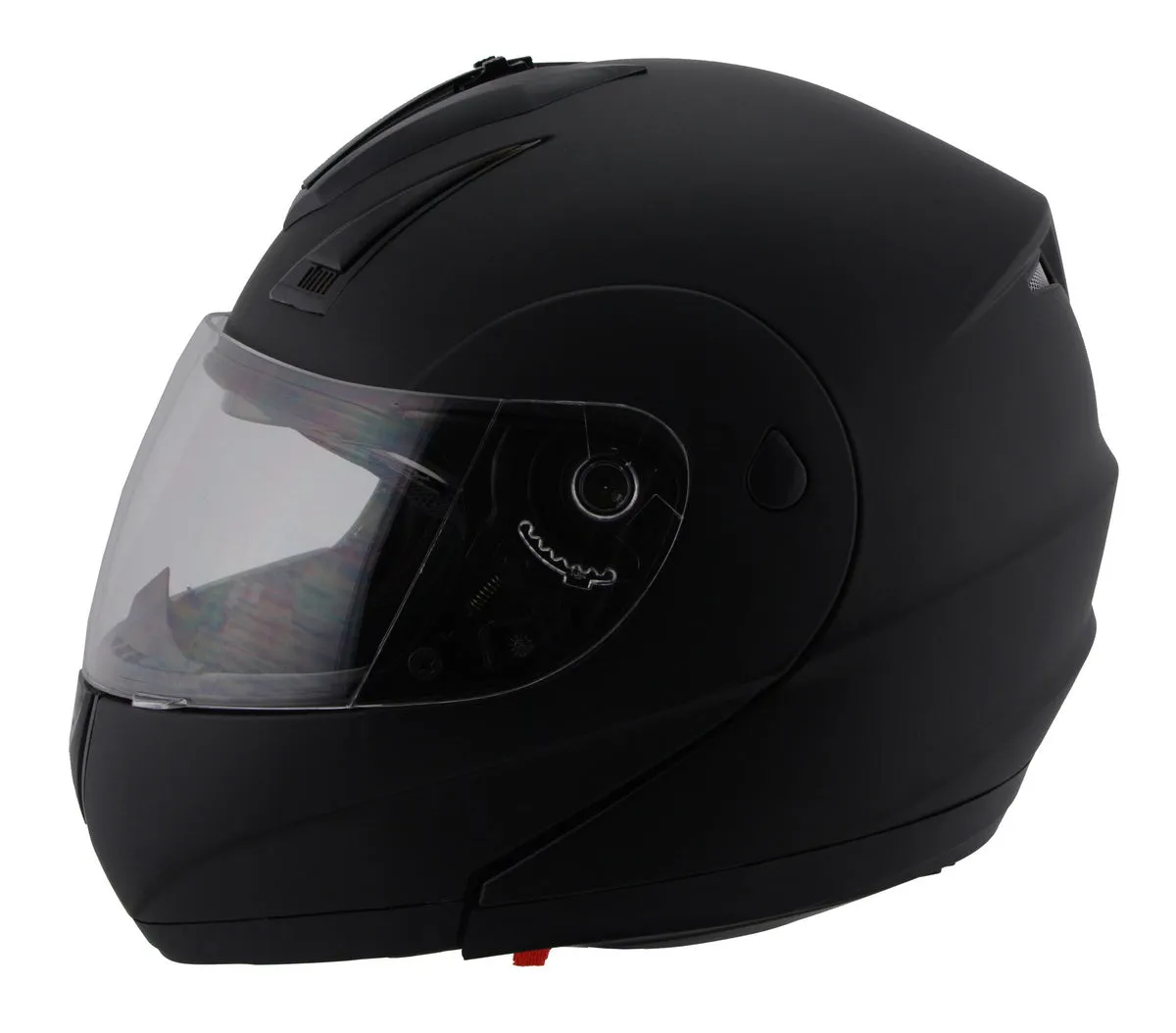 Milwaukee Performance Helmets MPH9801DOT 'Expedition' Modular Matte Black Helmet