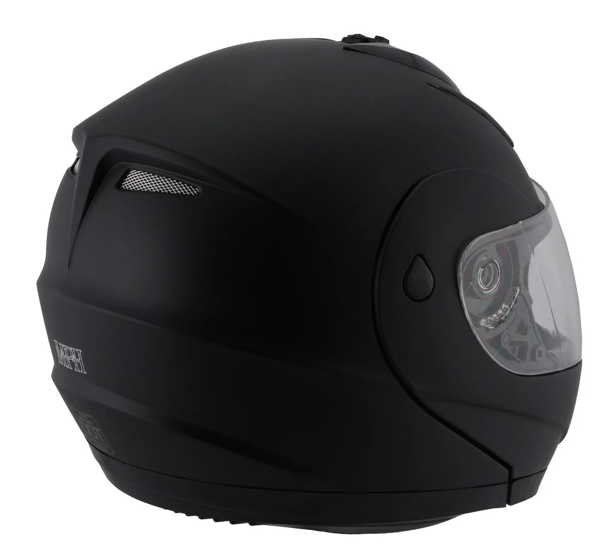 Milwaukee Performance Helmets MPH9801DOT 'Expedition' Modular Matte Black Helmet