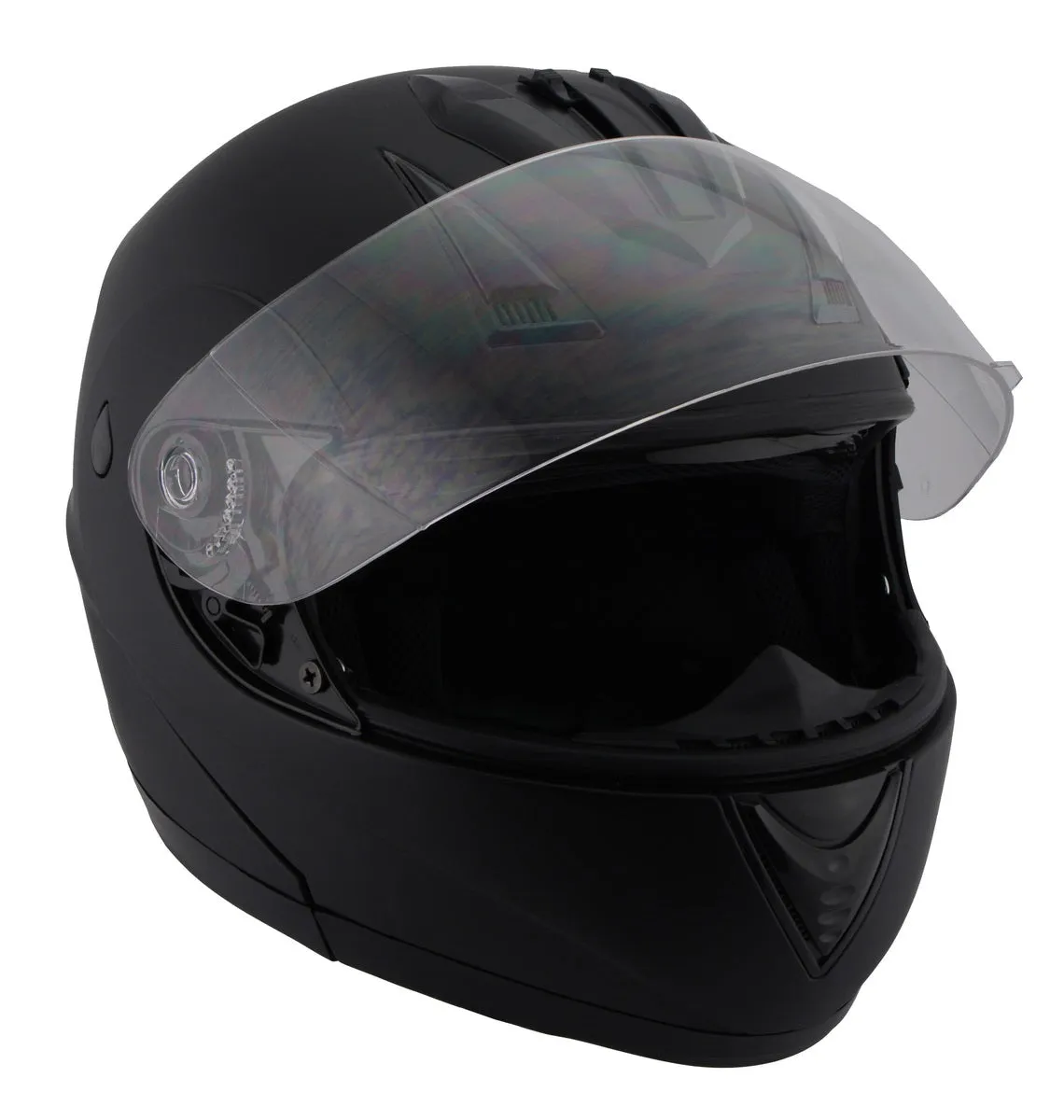 Milwaukee Performance Helmets MPH9801DOT 'Expedition' Modular Matte Black Helmet