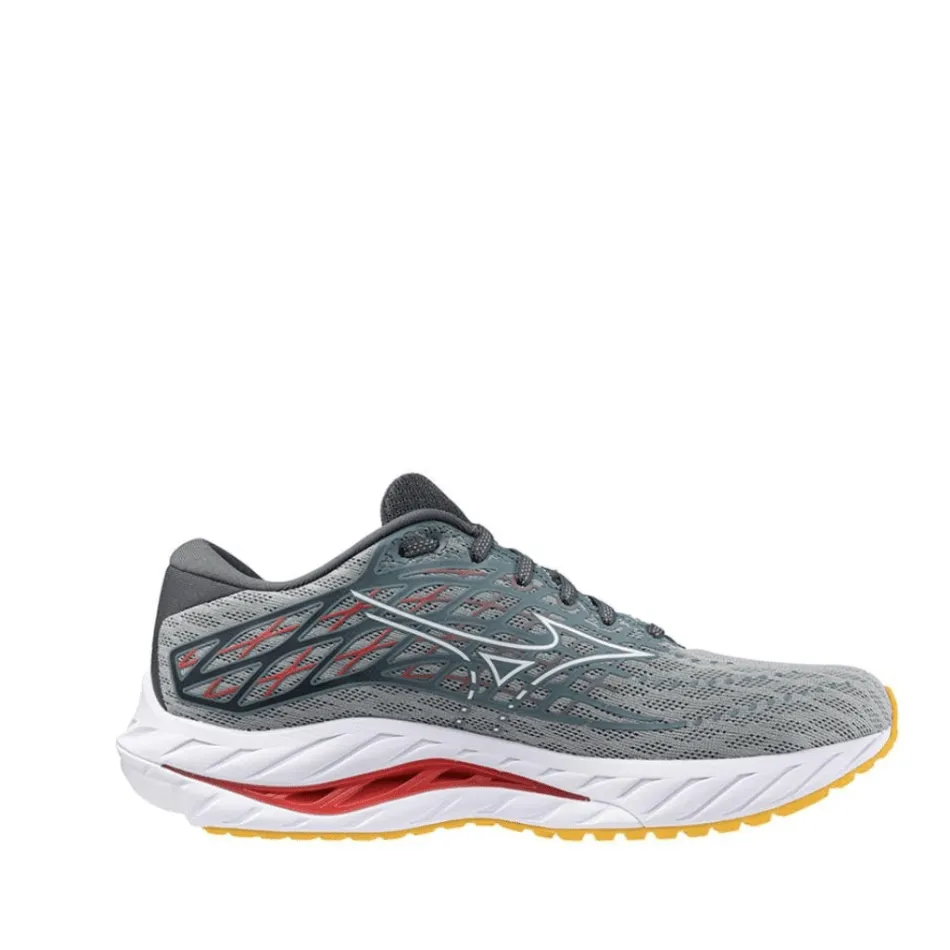 Mizuno Men's Inspire 20 Running Shoes in Abyss/White/Citrus SS24