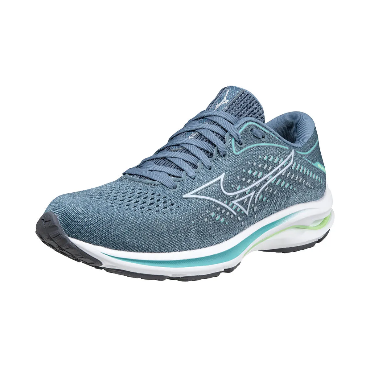 Mizuno Wave Rider 25 Womens | Quarry/pblue/dturquoise