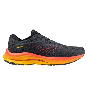 Mizuno Wave Rider 27 Mens | Turbulence/cayenne/citrus