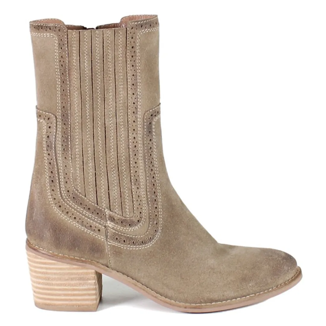 Morning Dew Bootie - Dark Dust Suede