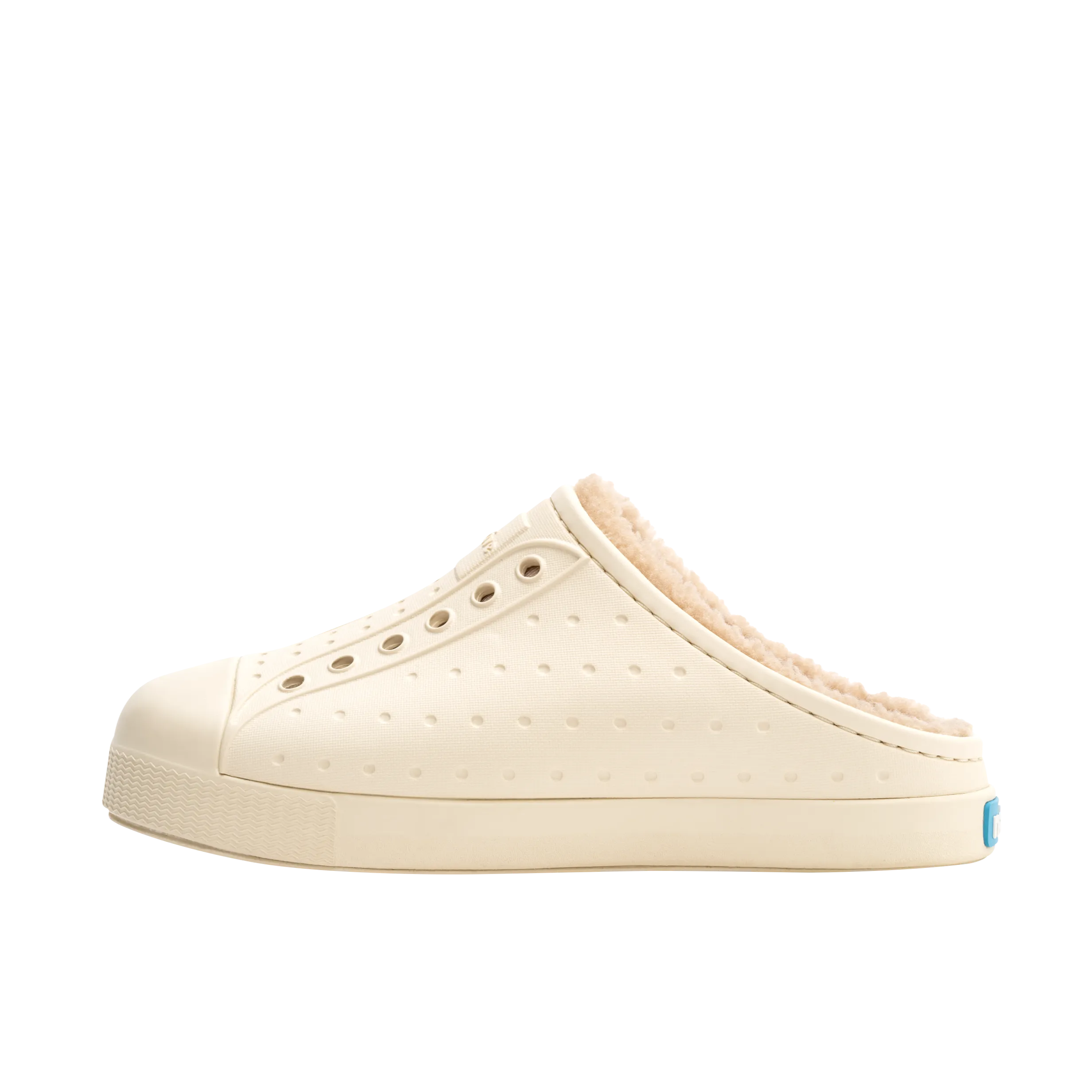 Native Jefferson Cozy Big Kid - Bone White / Bone White / Flax Tan