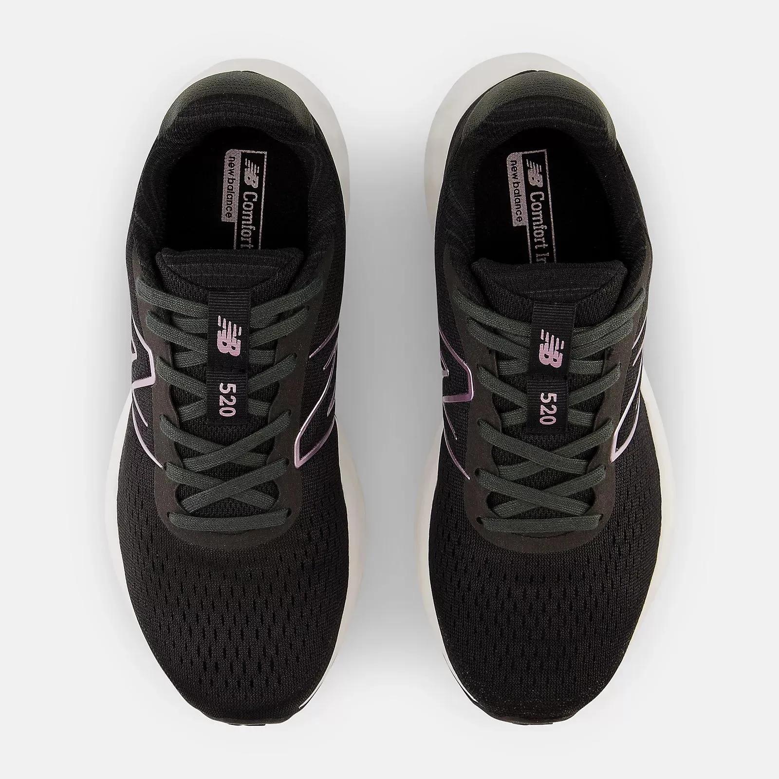 New Balance 520v8 Women's Black/White B Width