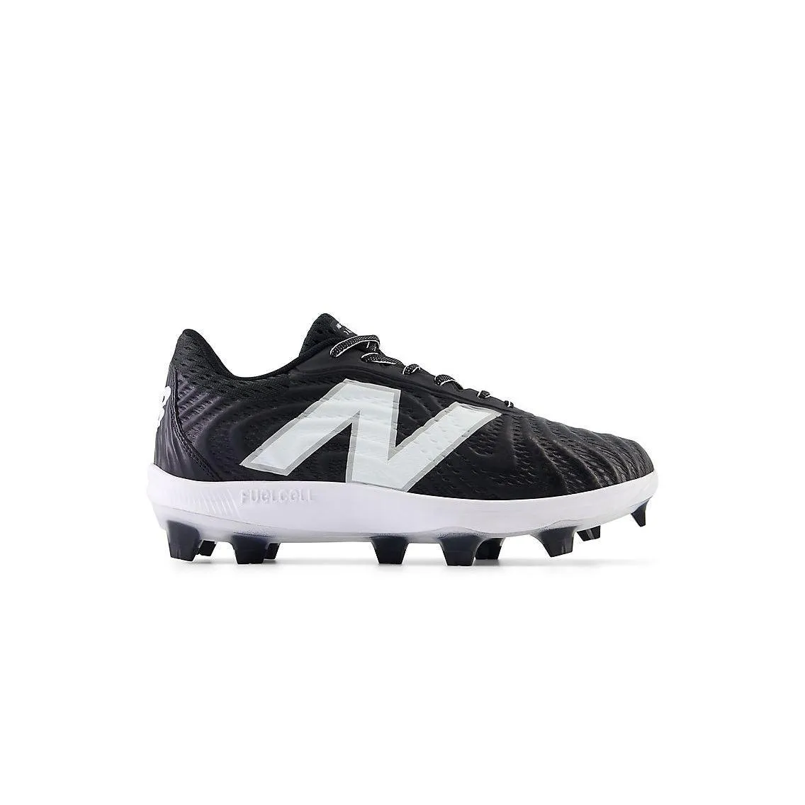 New Balance Men's FuelCell 4040 V7 Molded Baseball Cleats - Black / Optic White - PL4040K7