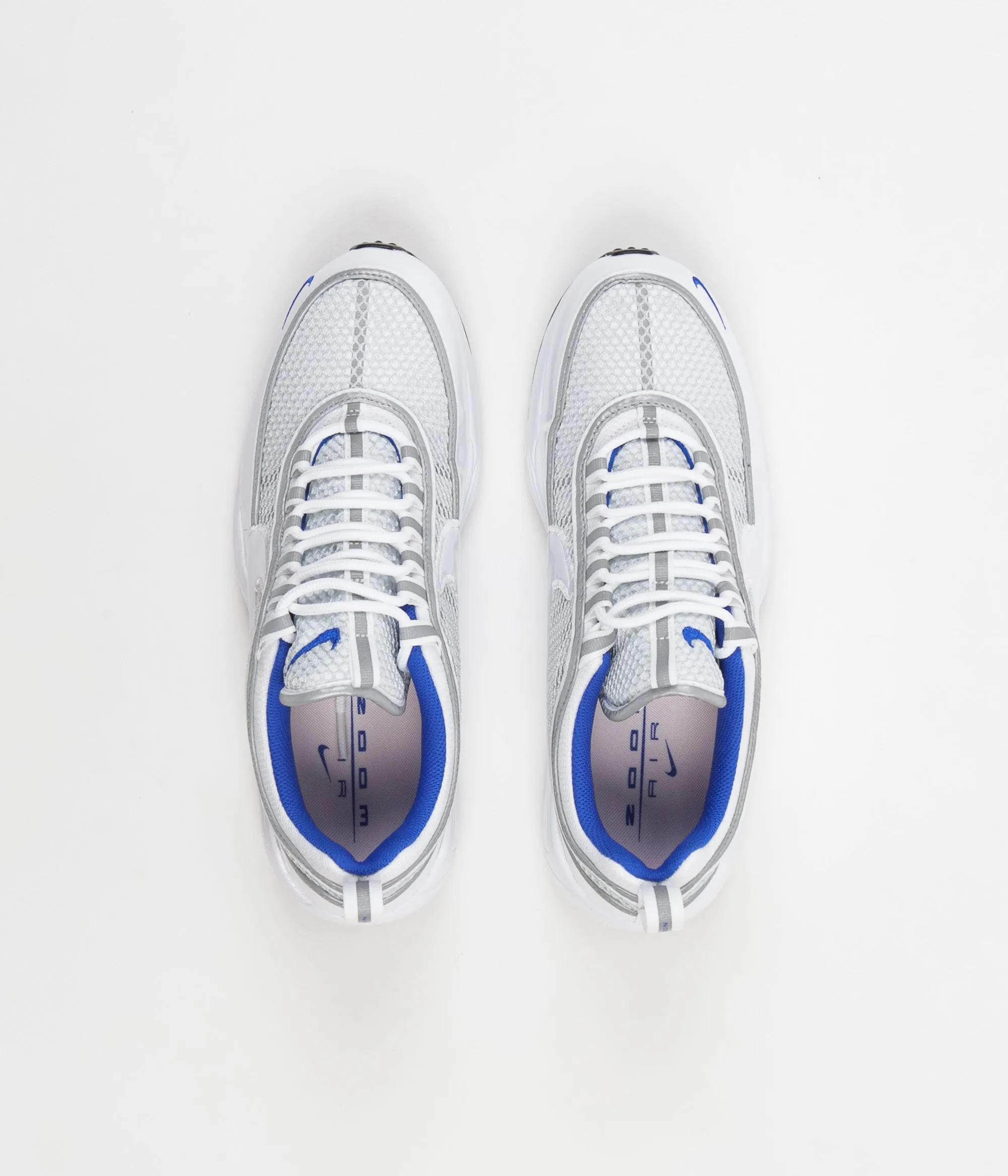 Nike Air Zoom Spiridon '16 Shoes - White / White - Pure Platinum - Racer Blue