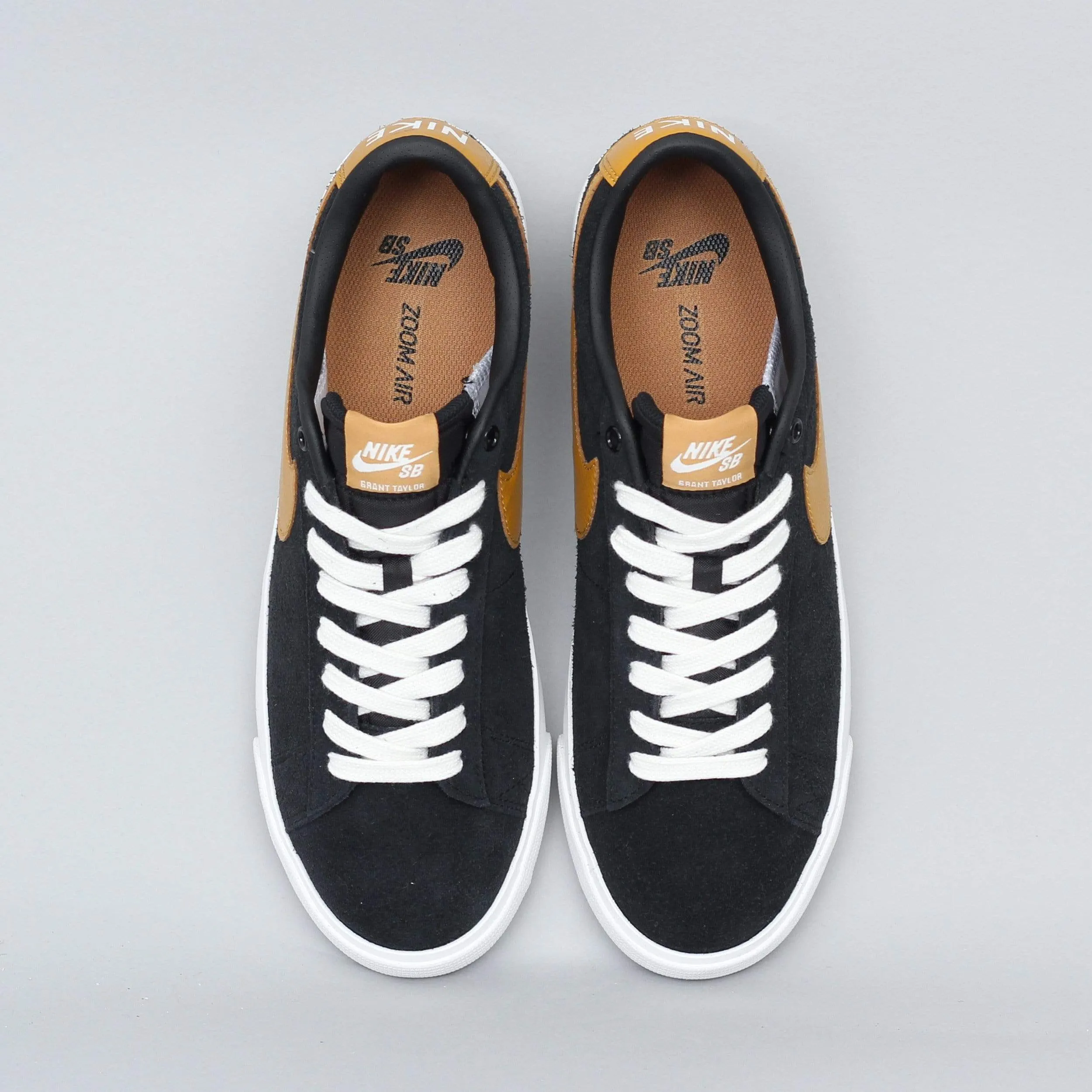 Nike SB Blazer Low GT Shoes Black / Wheat - Summit White