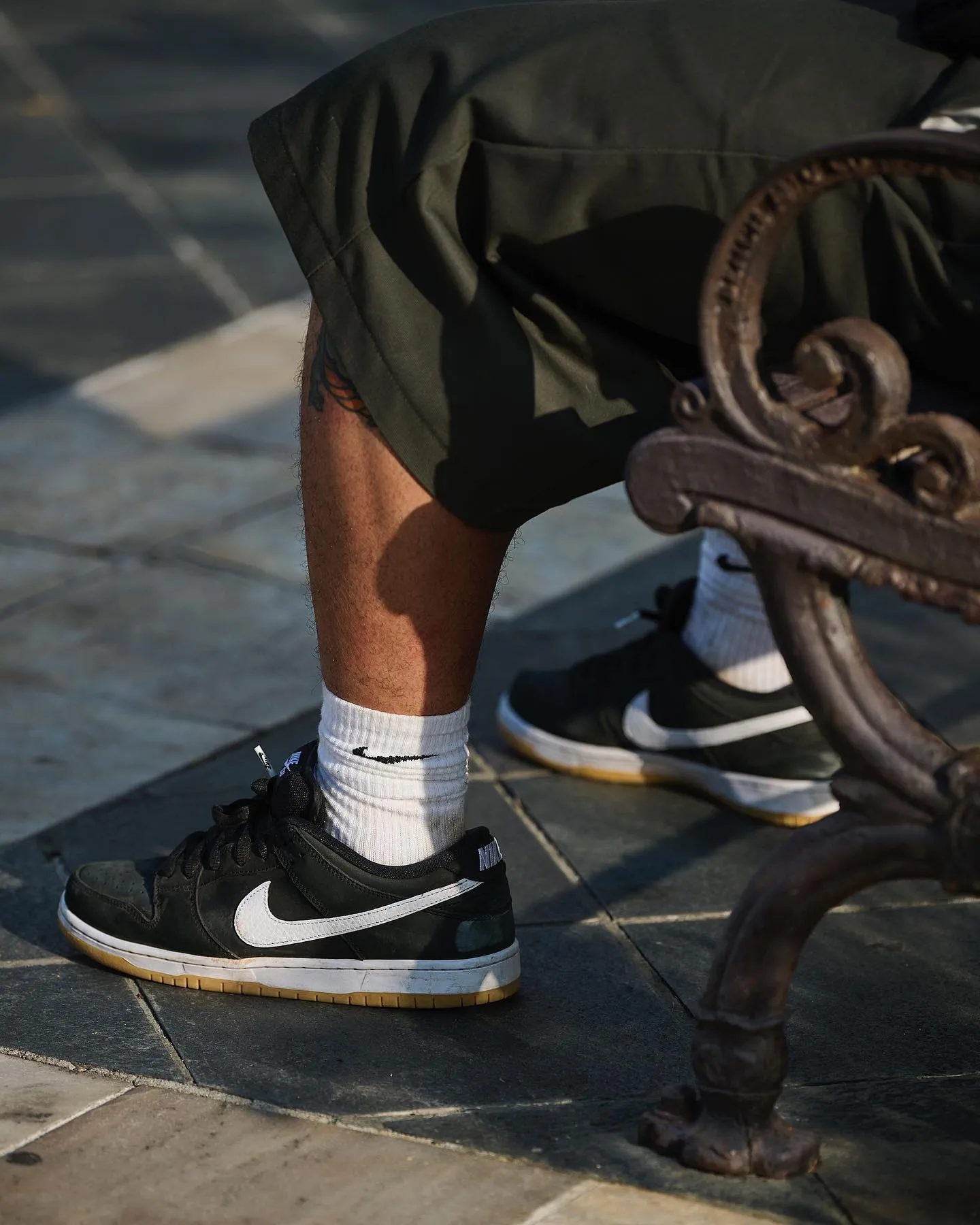 Nike SB Dunk Low Pro Skate Shoes Black/White