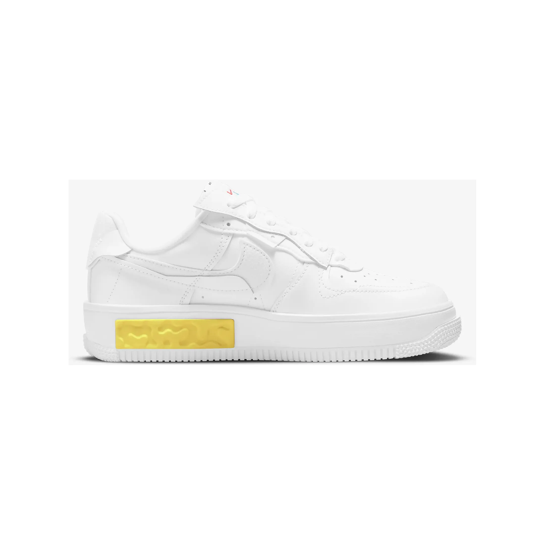 Nike Women's Air Force 1 Fontanka Shoes - Summit White / Photon Dust / Opti Yellow