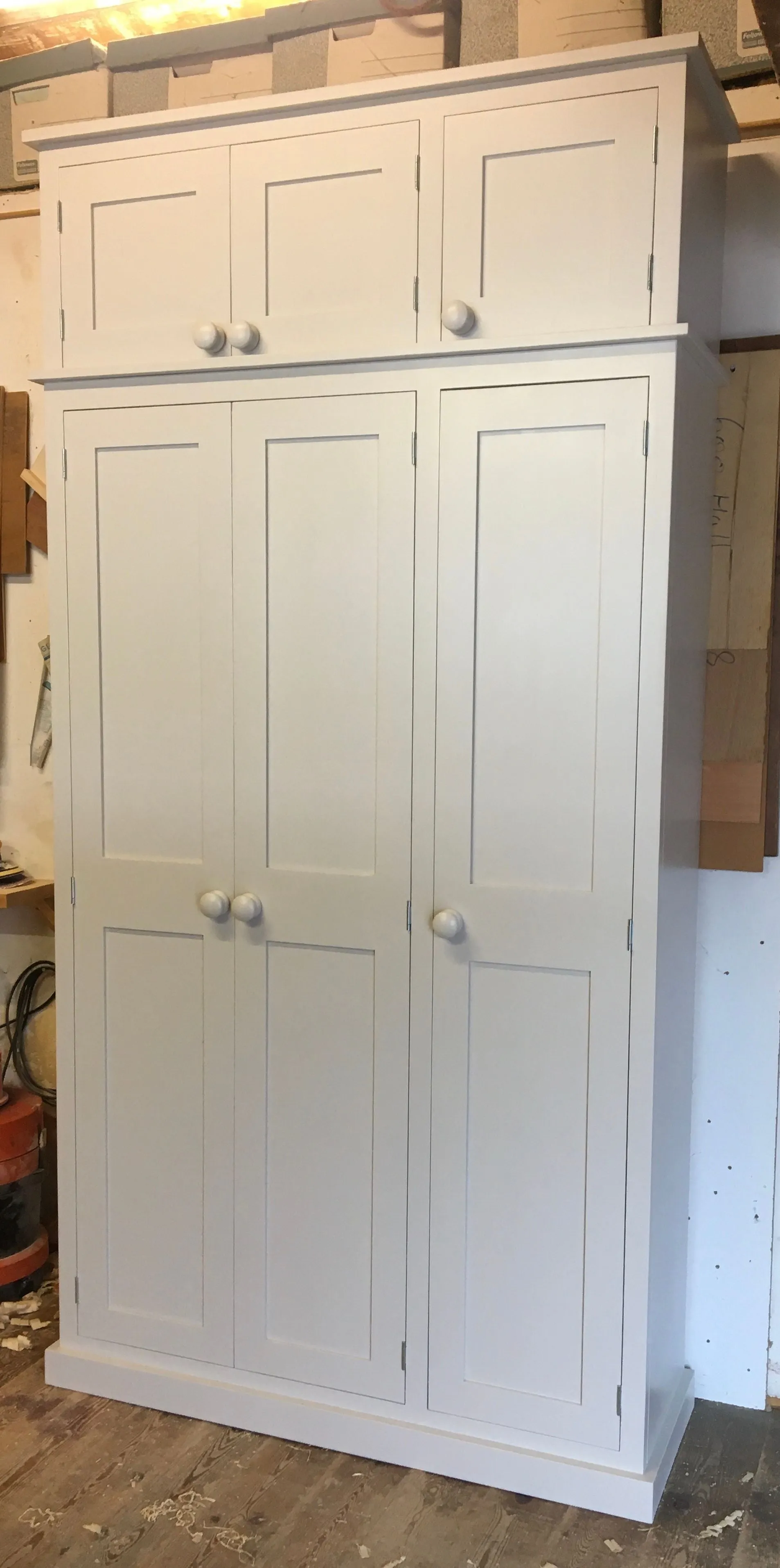 **NOW SOLD OUT** DELIVERED BEFORE CHRISTMAS - IN STOCK **3 Door Hall, Utility, Coat & Shoe with TOP BOX Storage Cupboard (35 cm deep) CHOOSE YOUR COLOUR