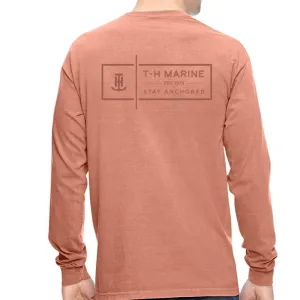 Orange Stay Anchored Long Sleeve Shirt